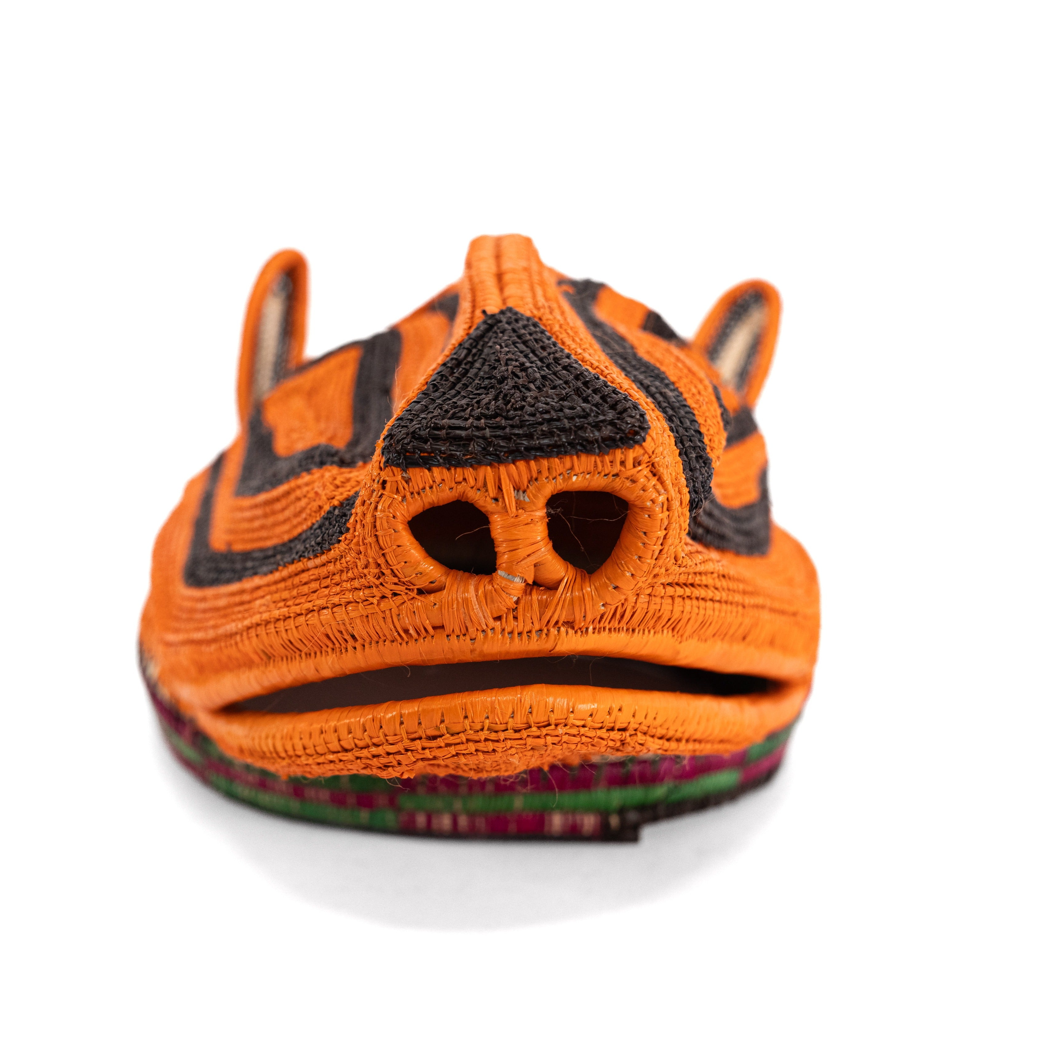 Animal Mask Small Orange/Black